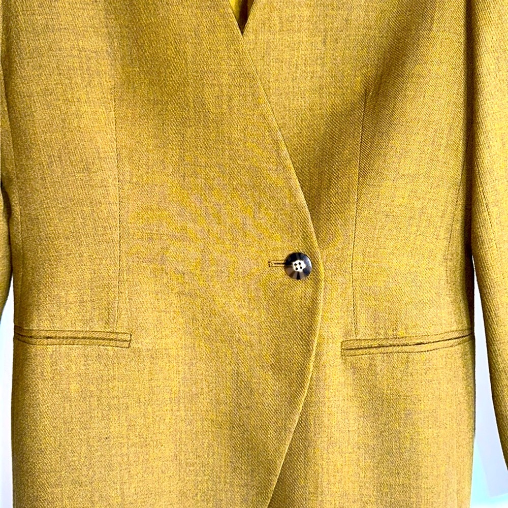 Vintage Jones New York Asymmetric Wool Blazer - Picture 8 of 11